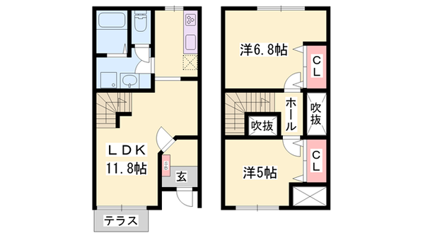 メゾン・レリアの物件間取画像